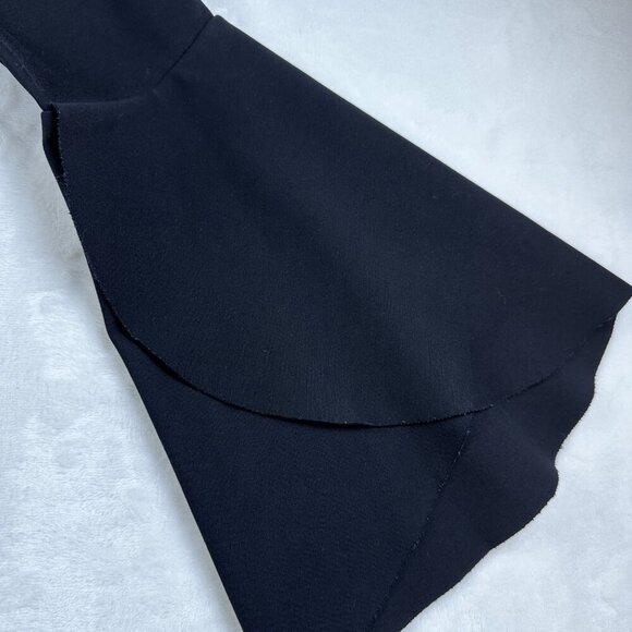 Slate & Willow Womens Black Janis Dress 6 Bell Sleeve Square Neck Cocktail Dress - Picture 7 of 14